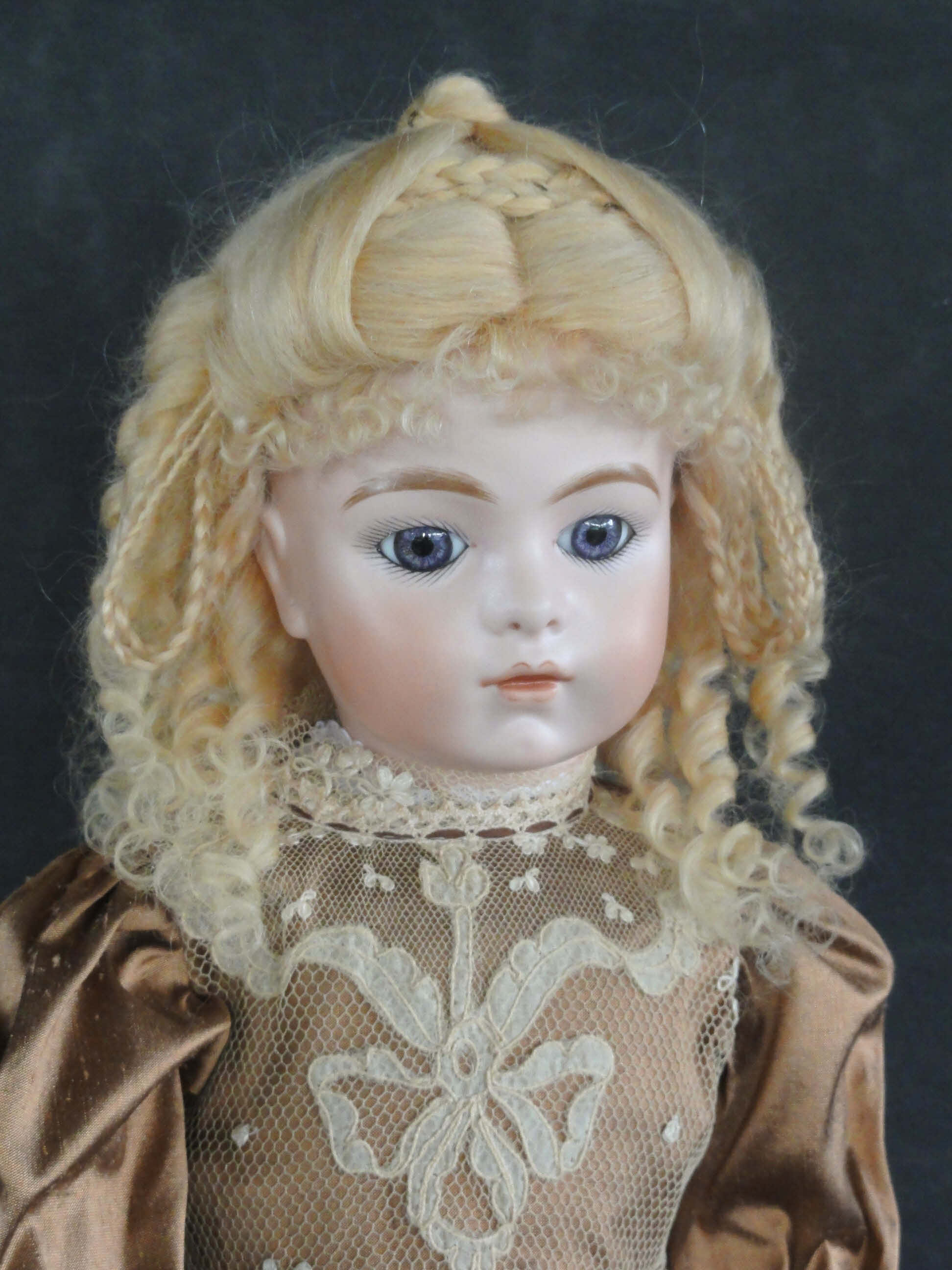 Perruque de poupée personnalisée pour poupées American Girl de 18 pouces  résistantes aux enchevêtrements convient à