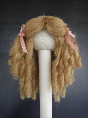 PERRUQUE pour poupée ancienne Cheveux naturels Taille 10 :33 cm - Doll